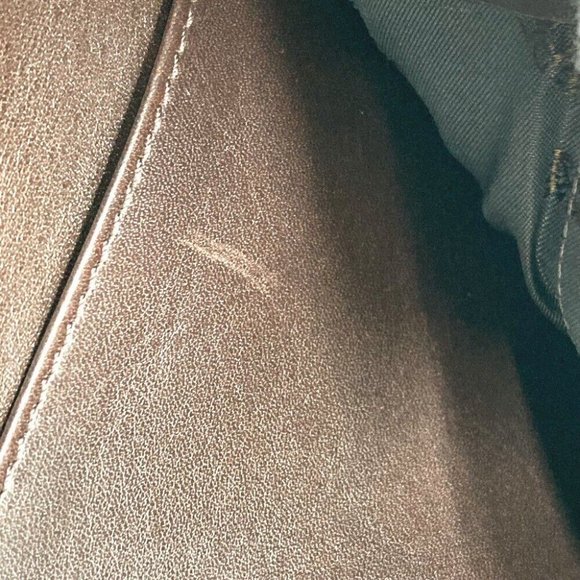 UNUSED PATEK PHILIPPE logo Novelty Two fold Travel case Brown - Picture 11 of 12